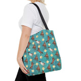 Tote Bag - Green and Gold