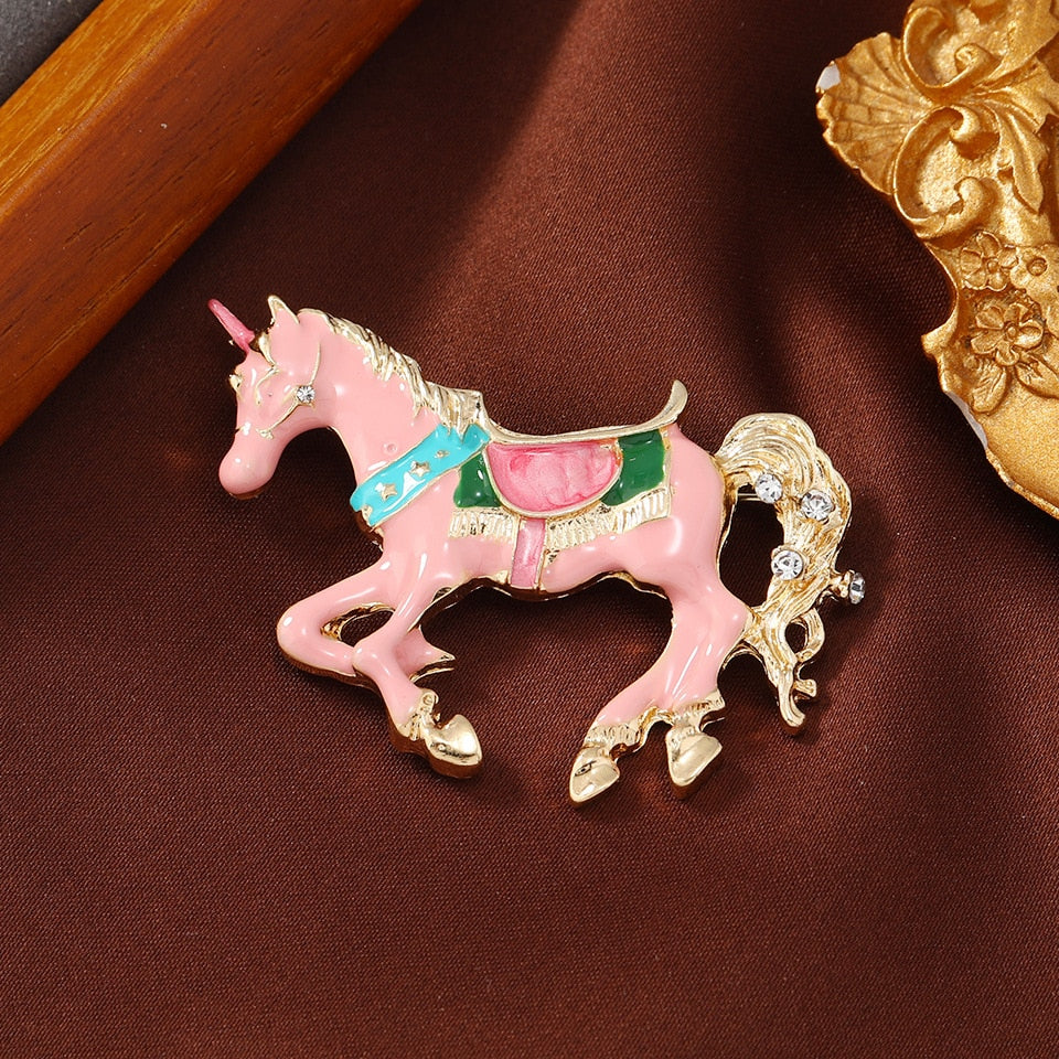 Brooch & Pin - Unicorn